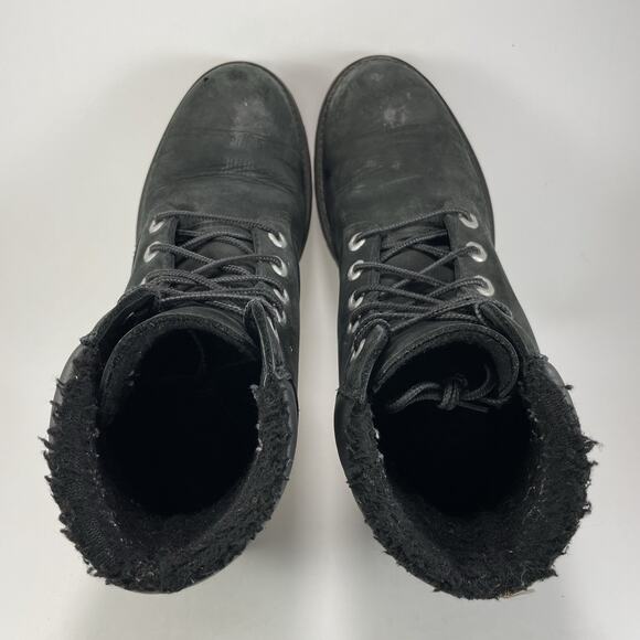 Timberland 6-Inch Premium Fleece-Lined Waterproof Boot Womens Size 10 Black - Picture 10 of 13